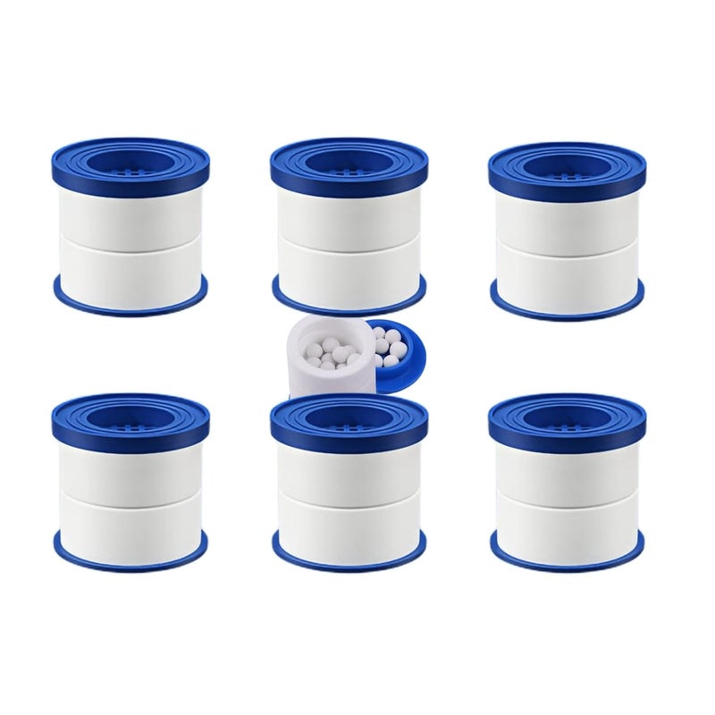 YACVRLT 6-Pack Replacement Water Filters for Sink Faucet – Compatible with Faucet Filter, Durable & Easy-Install Cartridges for Kitchen & Bathroom Sinks - Image 1